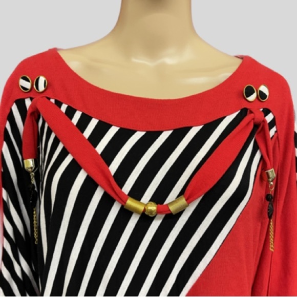 Dila USA Retro 80’s embellished top size 3X - Picture 4 of 10